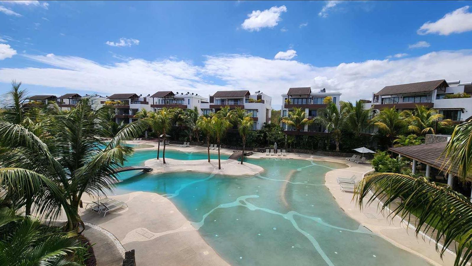 Appartement Le Dauphin Du Lagon Bleu - Plages De Mont Choisy Et De Trou Aux Biches Grand Baie Esterno foto